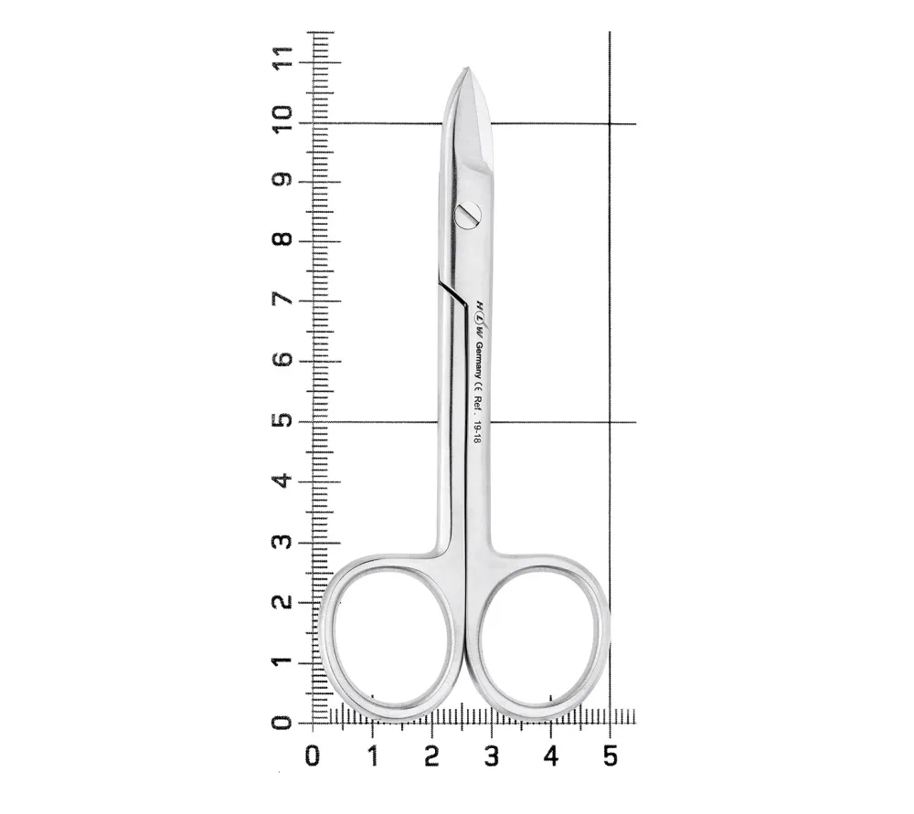 hlw ножницы коронковые прямые, 100 мм, зубчатые  4