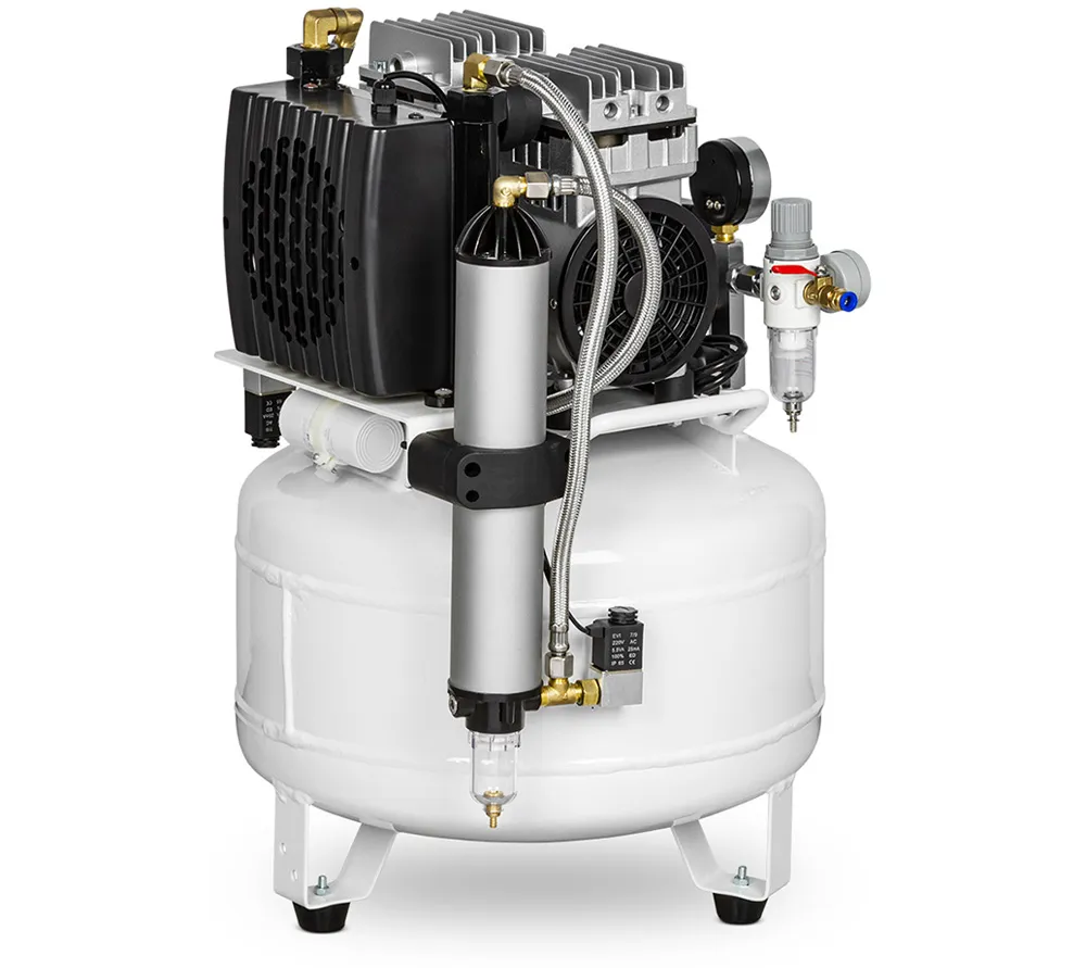 mercury hk-2ew-35 воздушный безмасляный компрессор для двух стоматологических установок с осушителем