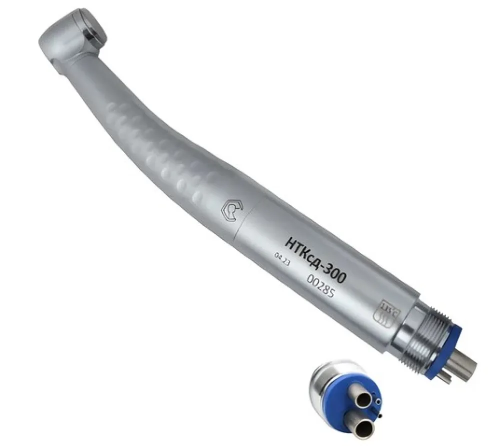 вх-тайфун нтксд-300 турбинный наконечник с разъёмом подключения м4 и с встроенным генератором света  2