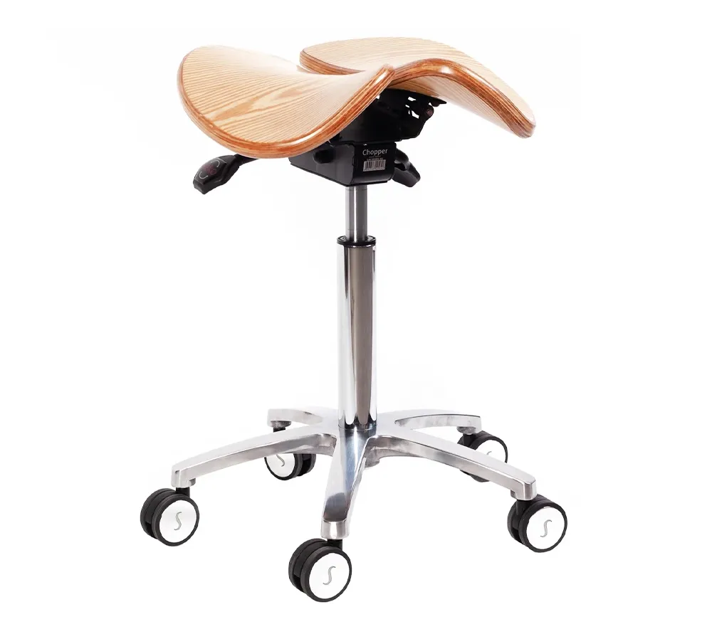 iseko chopper wood edition стул-седло  2