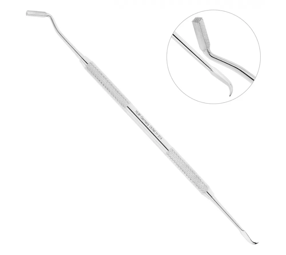 hlw инструмент двусторонний скалер/пушер