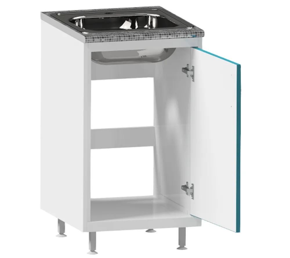 взмо тмм-10-мд тумба медицинская (станд. со столешницей и мойкой)  2