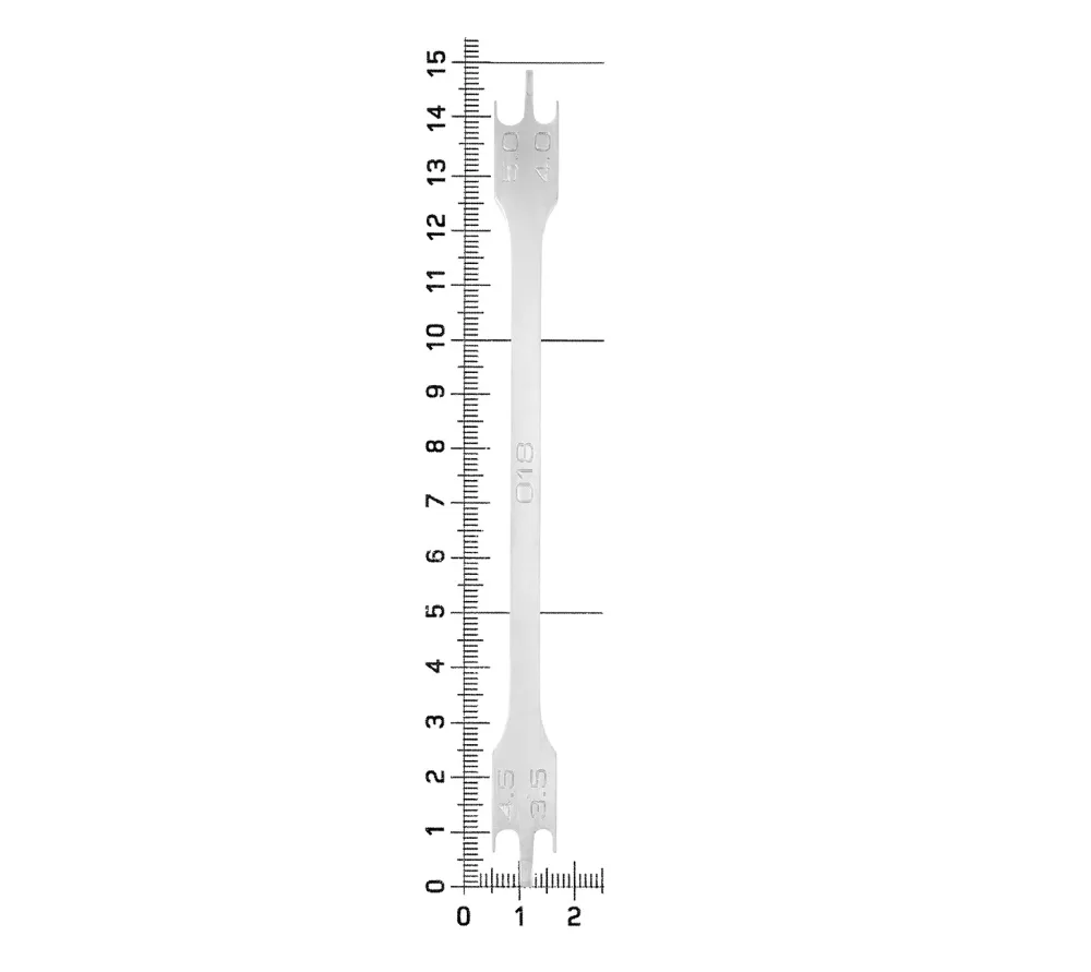 hlw позиционер для брекетов (ключ для формирования уступов)  4