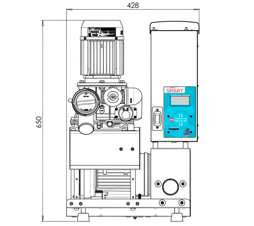 cattani turbo-smart а аспирационная система влажного типа для 3 установок, 1400 л/мин  5