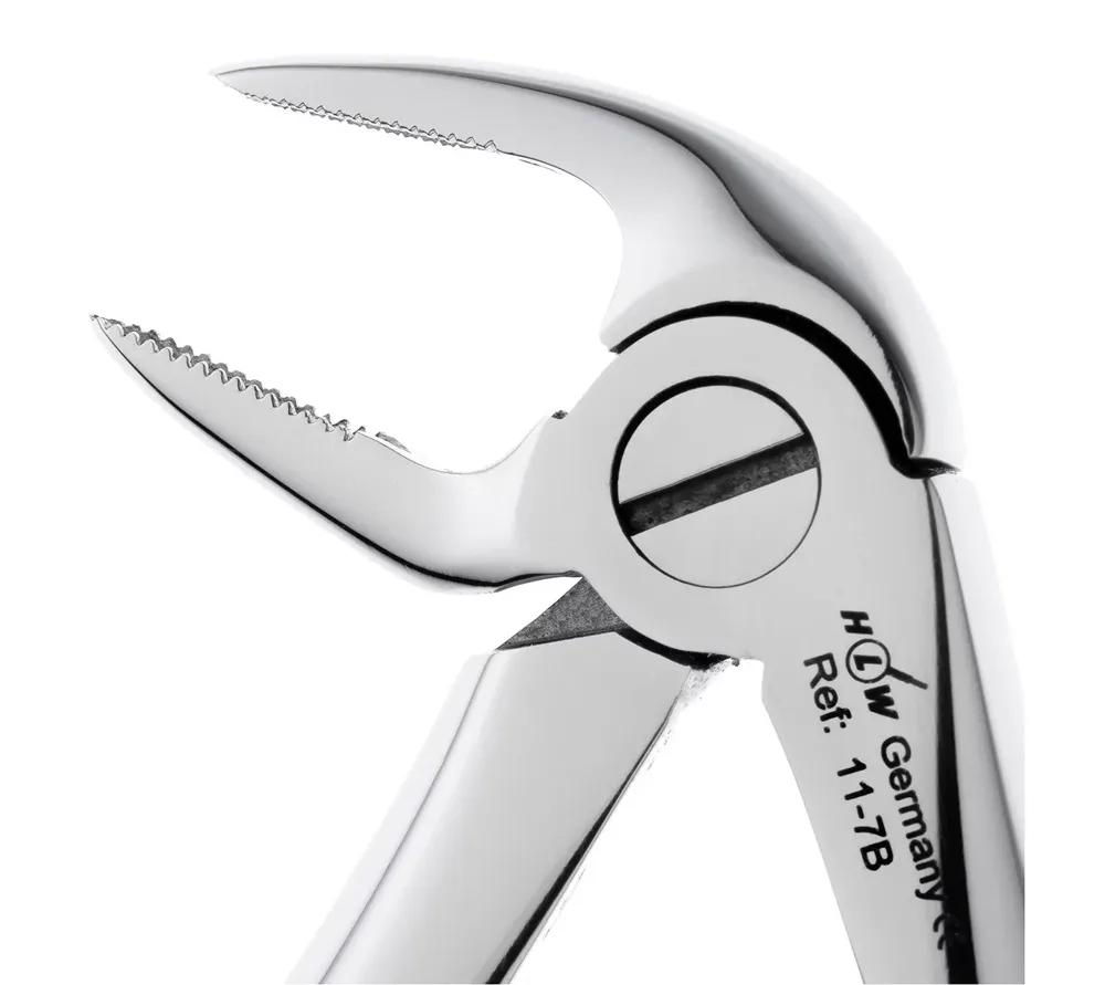 hlw 11-7b щипцы для удаления зубов детские нижние, корневые  4