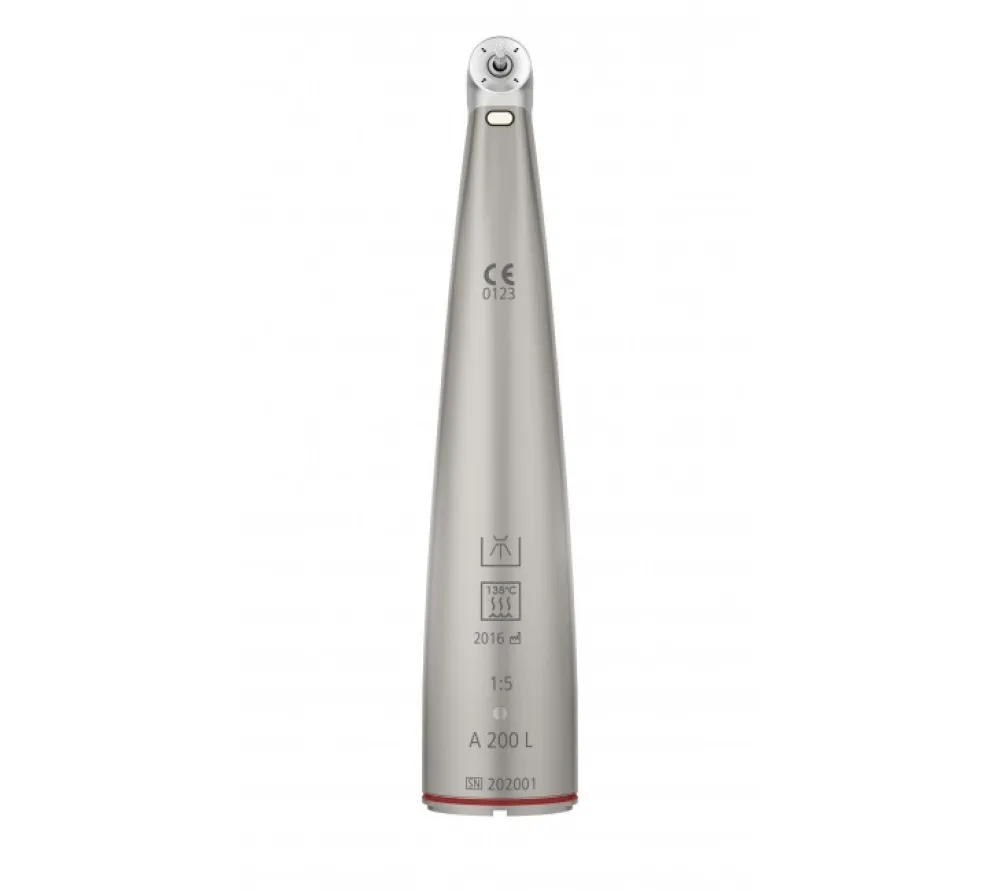 sirona t2 line a200l повышающий угловой наконечник со светом, 1:5   5
