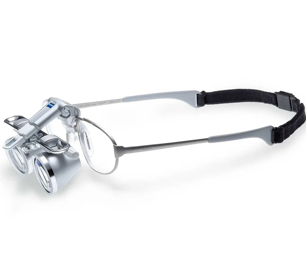 carl zeiss eyemag smart налобные бинокулярные лупы с увеличением 2.5x, рабочее расстояние 450 мм