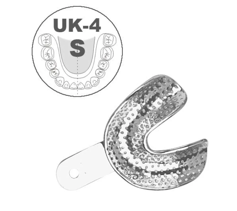 hlw ложка слепочная перфорированная нижняя, s