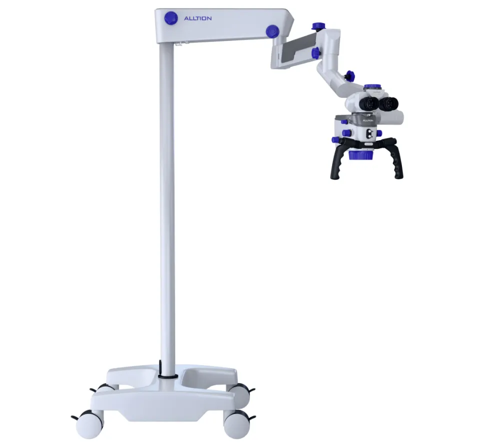alltion am-5000vfr стоматологический микроскоп с вариоскопом и флуоресцентным режимом  5