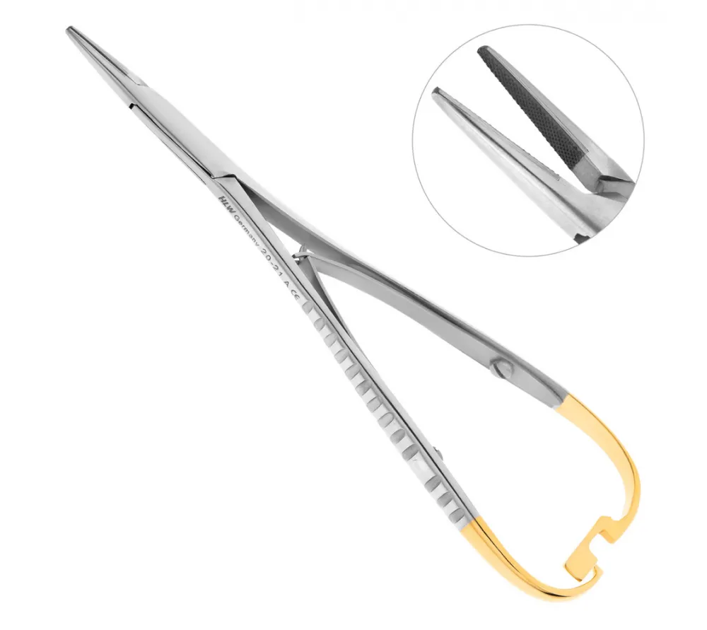 hlw mini-head lichtenberg tc иглодержатель хирургический, 14 см