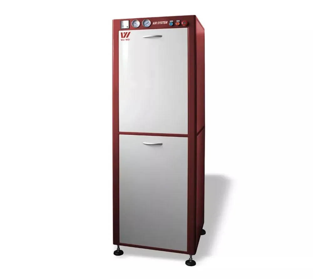 wuerwei w-800 безмасляный компрессор для 6-ти стоматологических установок в шумопоглощающем модуле с ресивером 160 л (480 л/мин)