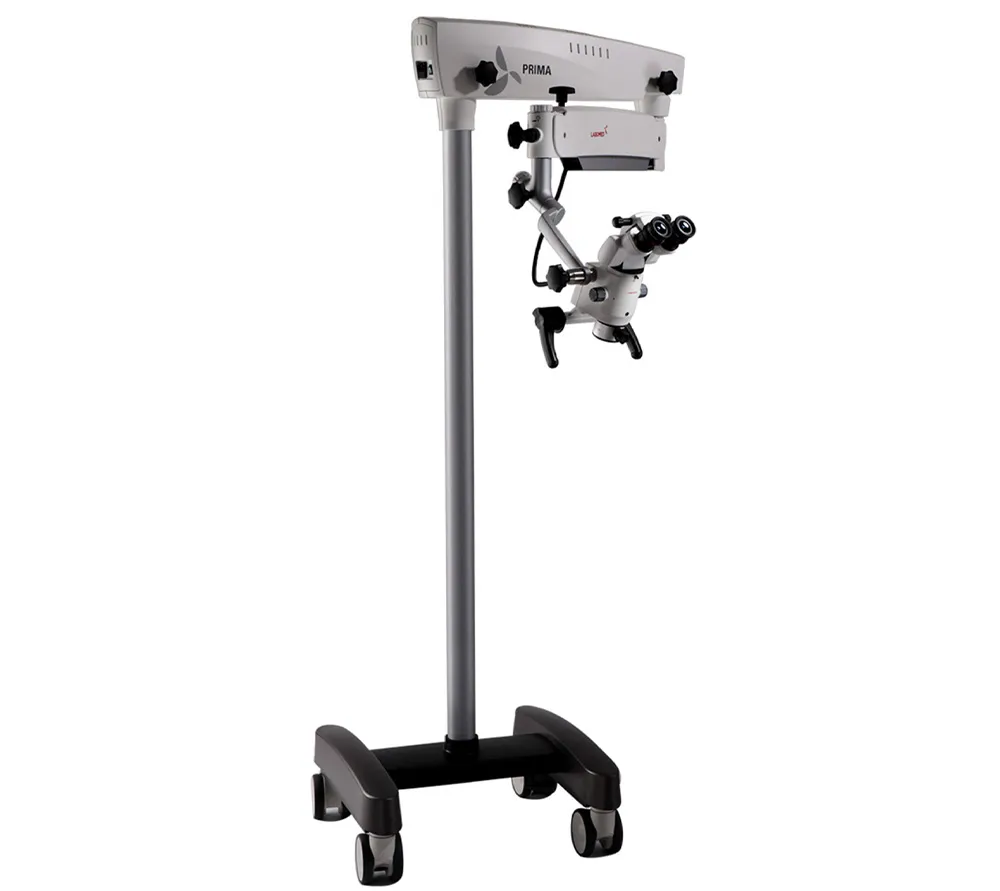 labomed prima dnt стоматологический операционный микроскоп с 5-ти ступенчатым увеличением и светодиодным освещением