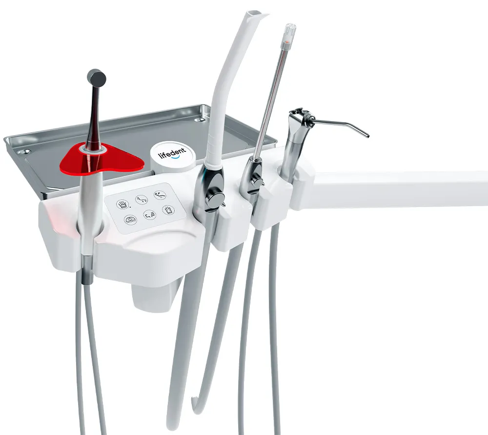 lifedent p3-c стоматологическая установка с нижней подачей  4