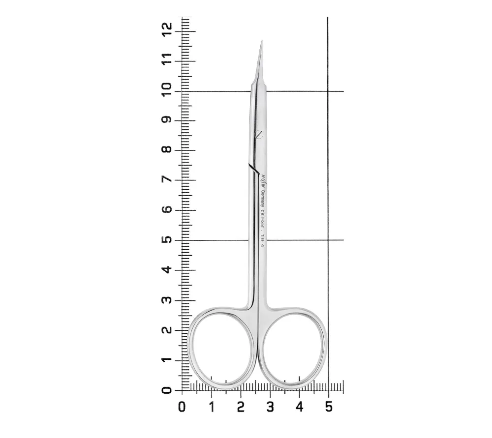 hlw stevens ножницы хирургические изогнутые, 115 мм  5