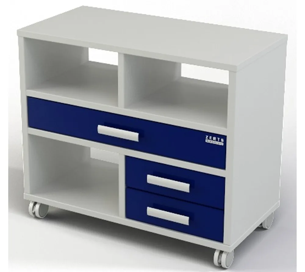 zerts широкая тумба под аппаратуру с ящиками серии плёнка