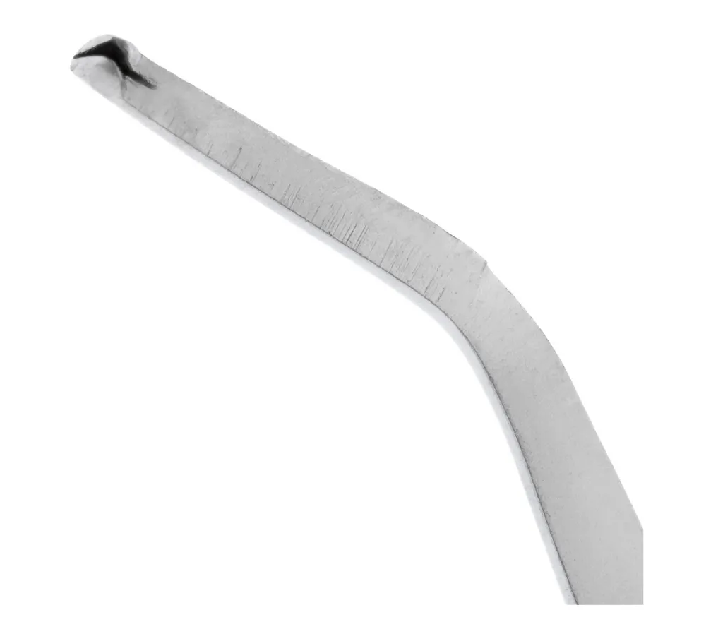 hlw 22-31 gomel микропинцет хирургический изогнутый, 180 мм  2