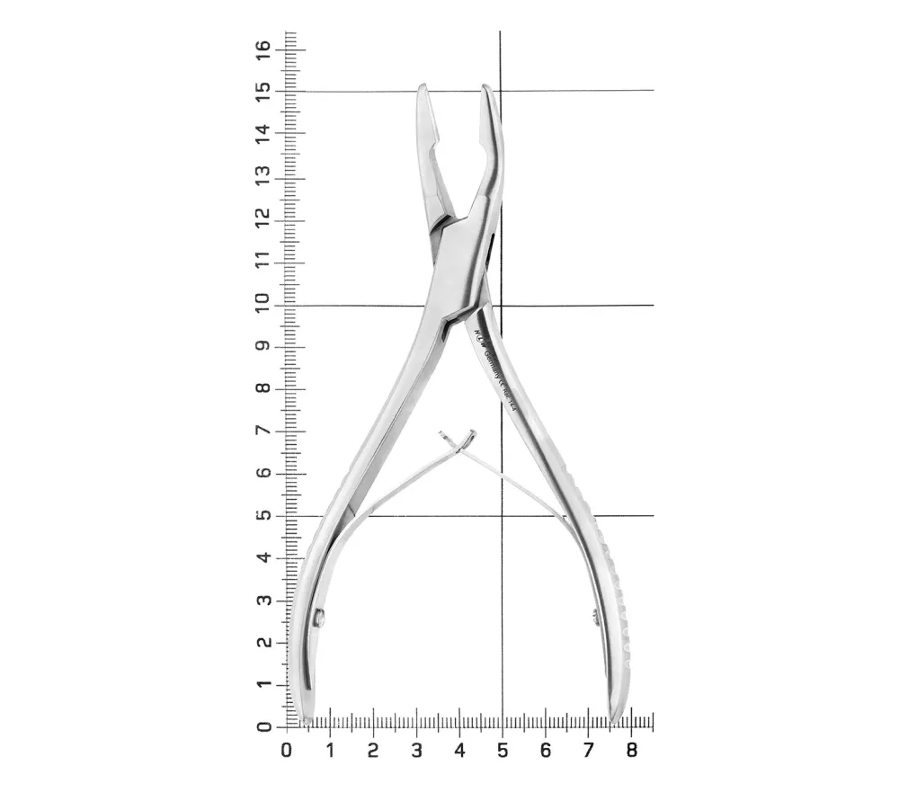 hlw luer кусачки костные 15 см, рабочая часть 3 мм  5