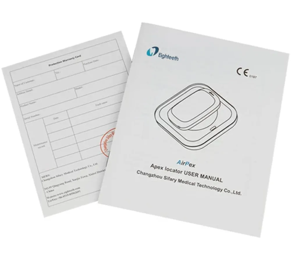 eighteeth airpex портативный апекслокатор с беспроводной зарядкой  6