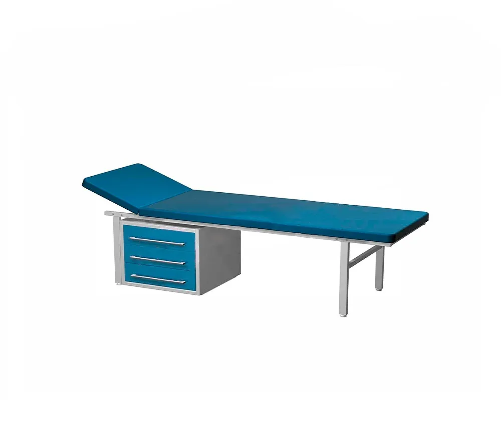 arkodor ar-a07 кушетка смотровая медицинская с поднимающимся подголовником и тумбой