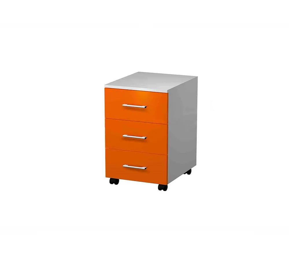 arkodor ar-dt1k тумба лдсп мобильная, с тремя выдвижными ящиками