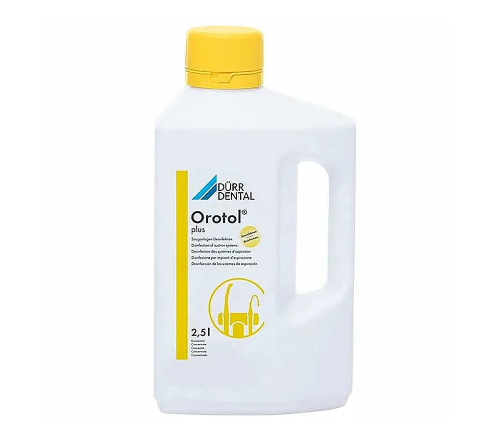dürr dental orotol plus концентрат для дезинфекции и ухода за отсасывающими системами, 2,5 л