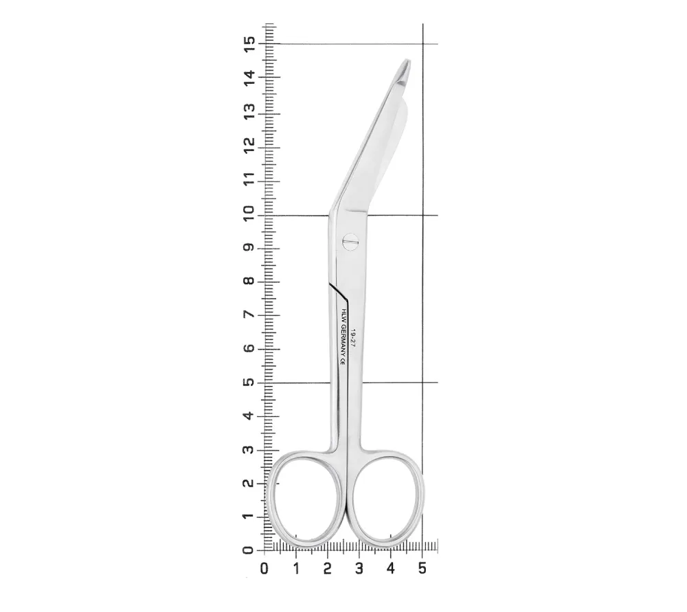 hlw ножницы угловые для снятия повязок и тейпов, 145 мм  5
