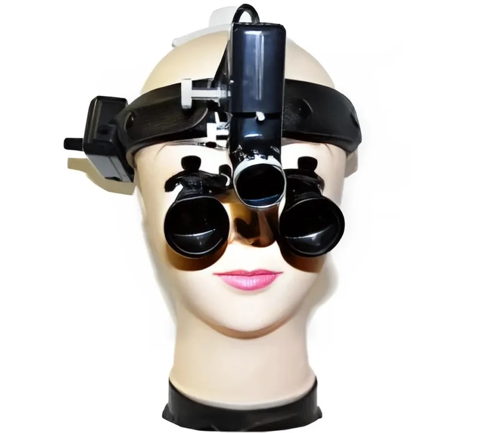 magnifier optic plh-5 лупы бинокулярные (шлем) с увеличением 6.0х, рабочее состояние 420 мм