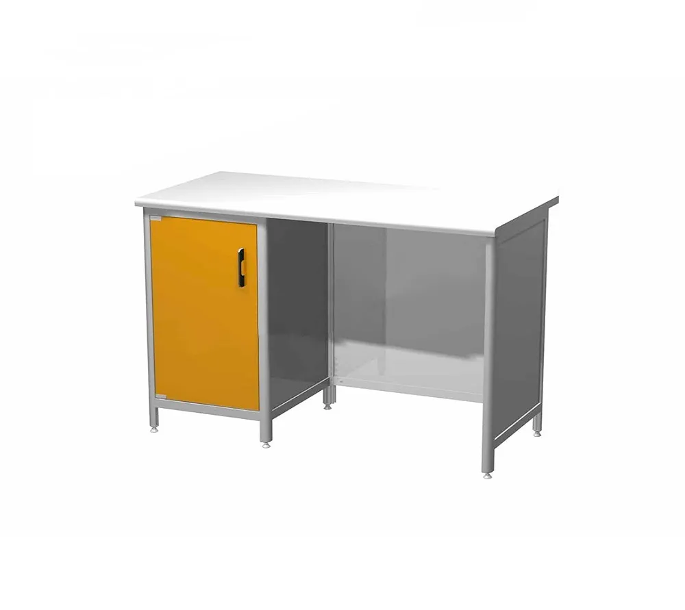 arkodor ar-pl31 стол лабораторный 1-тумбовый: тумба с распашной дверью, полкой, стенки закрыты, дсп (металлокаркас)