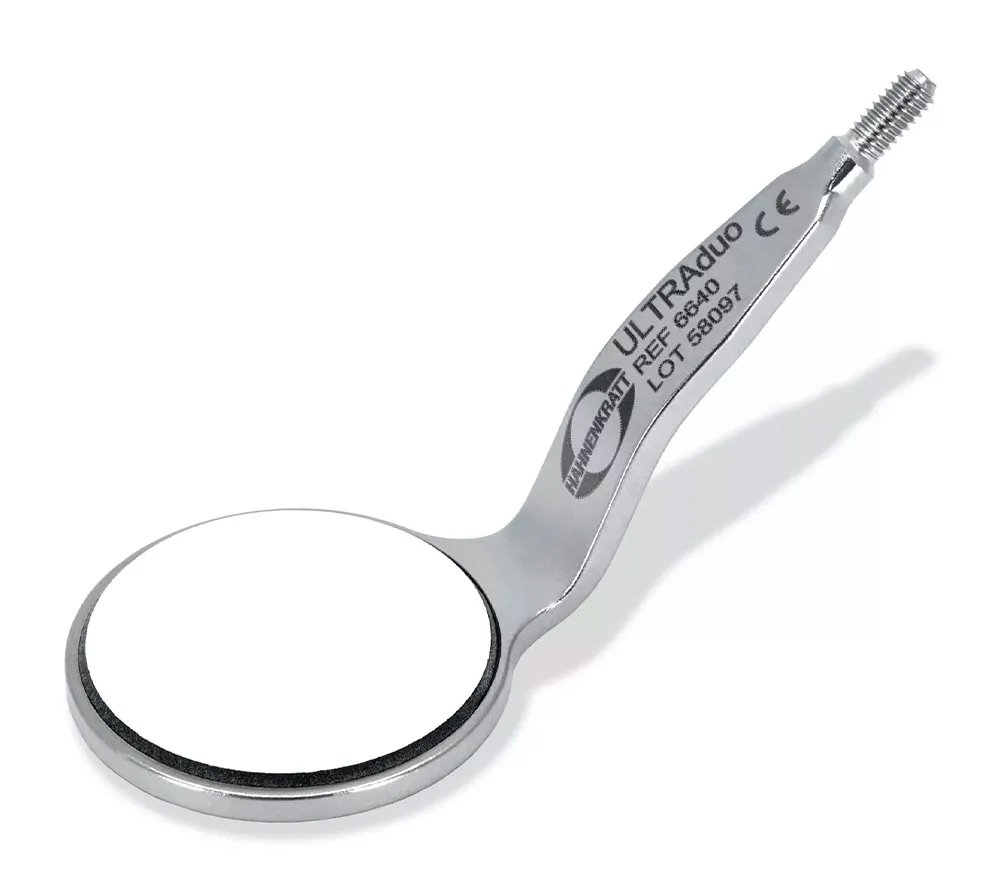 hahnenkratt ultraduo fs ss двухстороннее зеркало, 22мм (6 шт в упак)
