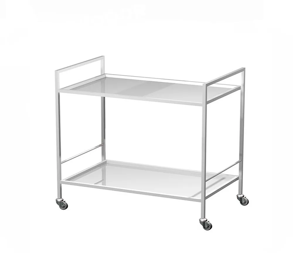 arkodor ar-h34 столик инструментальный тележка, с двумя полками из нержавеющей стали