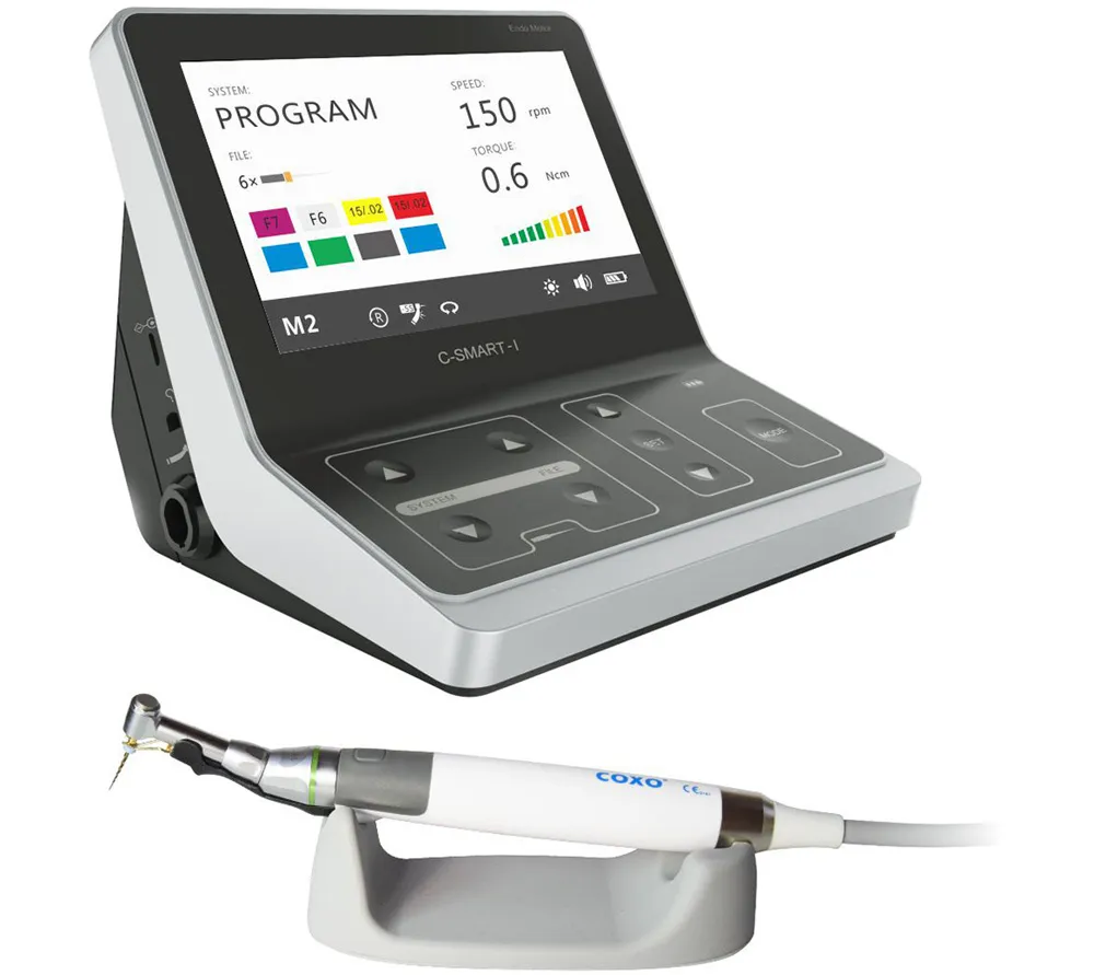 coxo c-smart-i pro эндомотор стоматологический со встроенным апекслокатором, с фиброоптикой,со скоростью работы мотора 150-650 об/мин