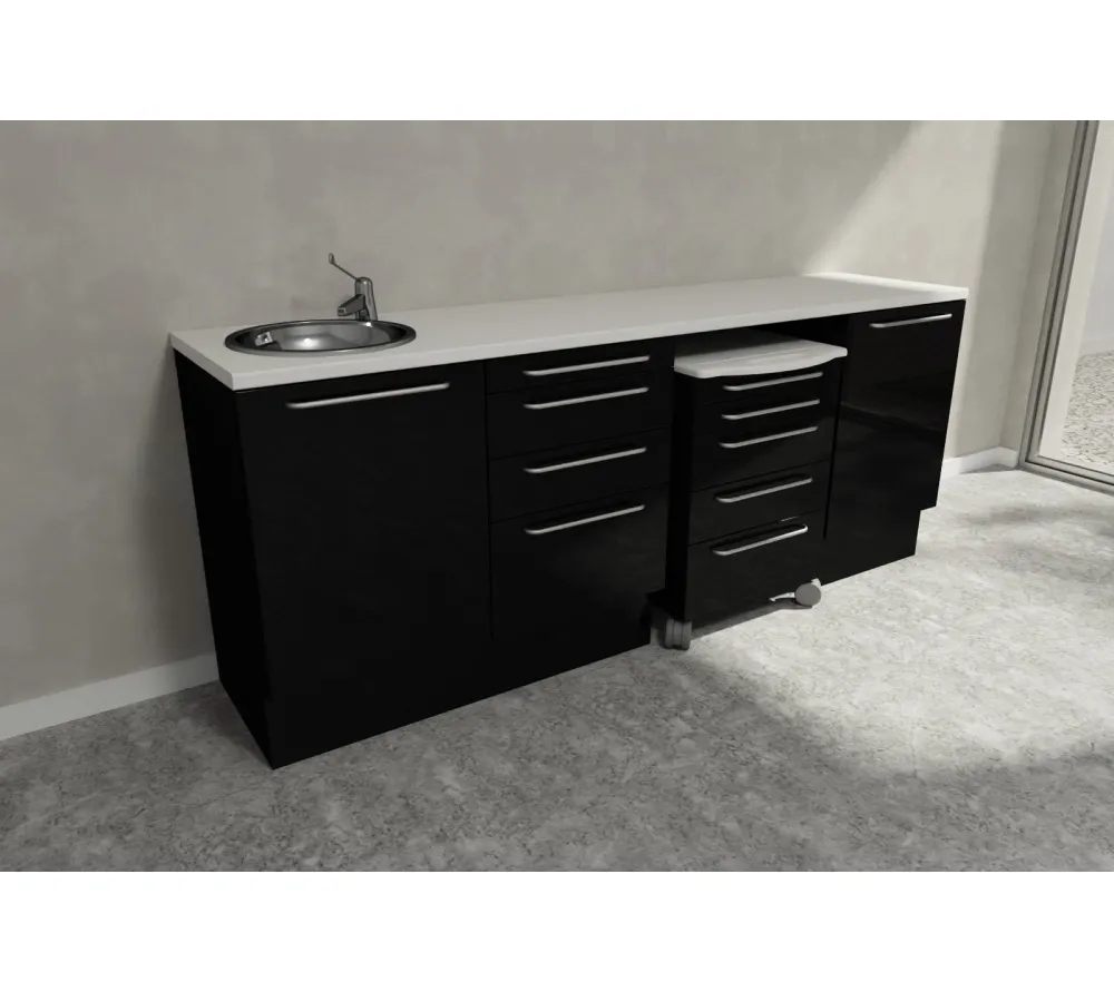 edarredo комплект мебели коллекция ореn на подиуме ral9005-ed1614