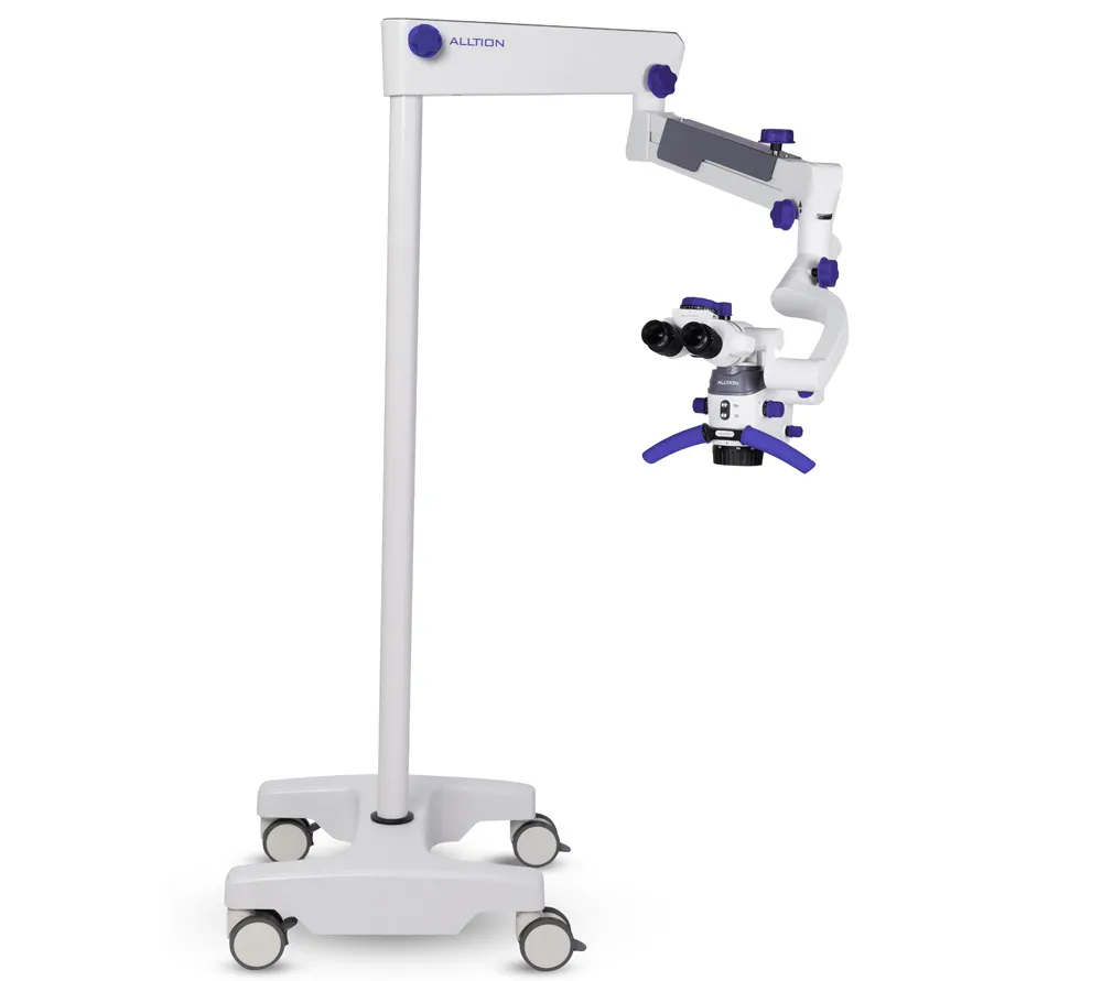 alltion am-5000vf стоматологический микроскоп с вариоскопом и флуоресцентным режимом  7