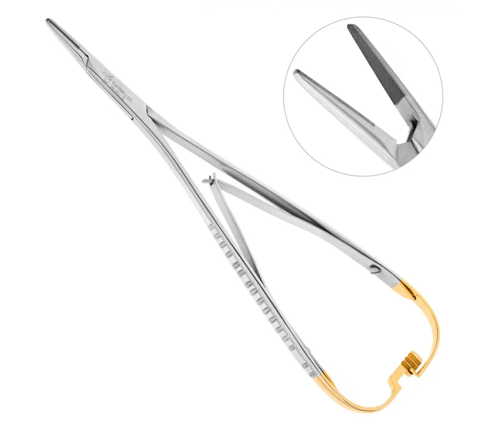 hlw mini-head lichtenberg tc иглодержатель хирургический, 17 см