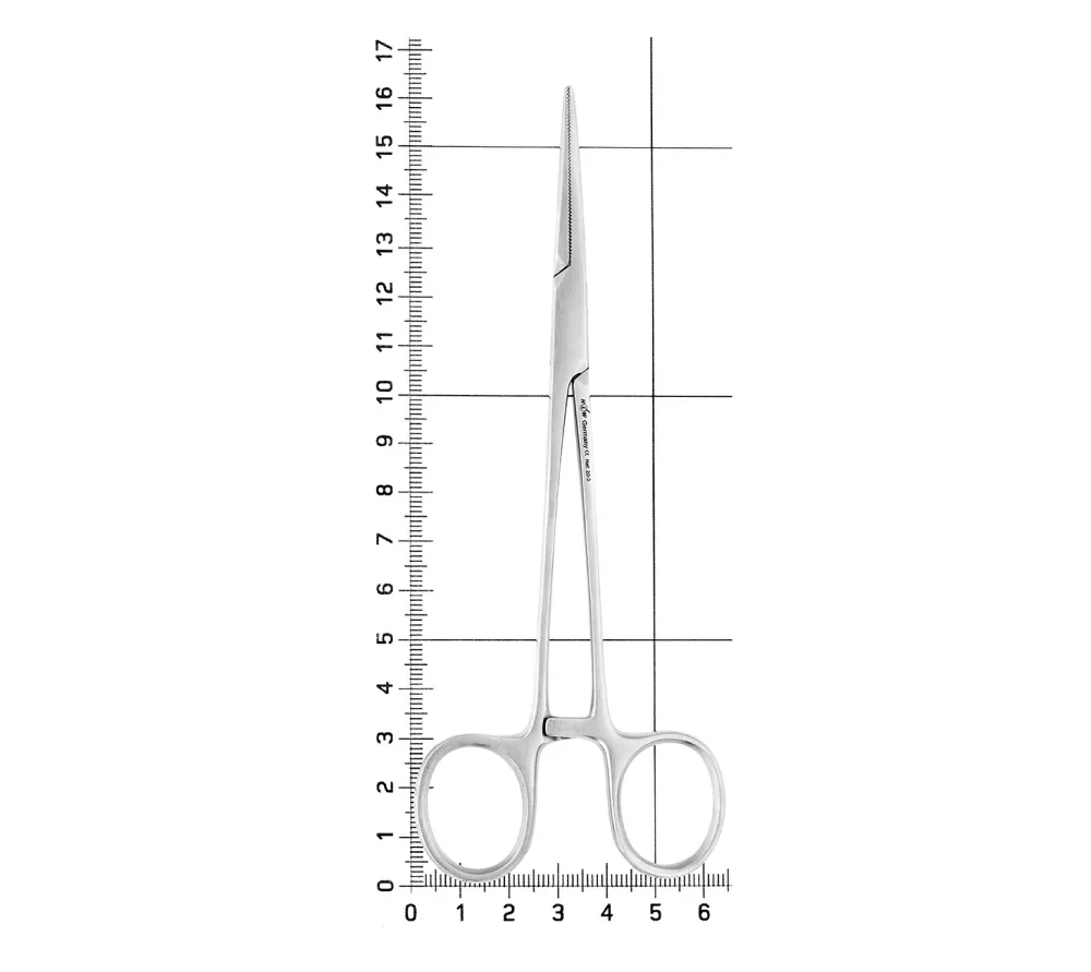 hlw rankin-crile зажим прямой, 16 см  4