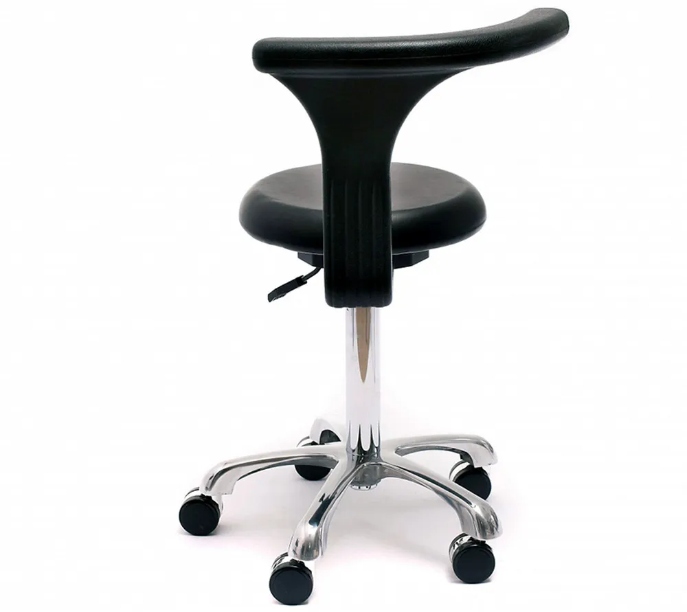 romax 001k стул для врача или ассистента с пластиковым абдоминальным подлокотником  2