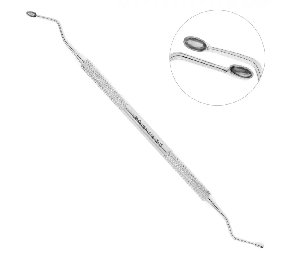 hlw hemingway ложка кюретажная овальная, 3,0 мм