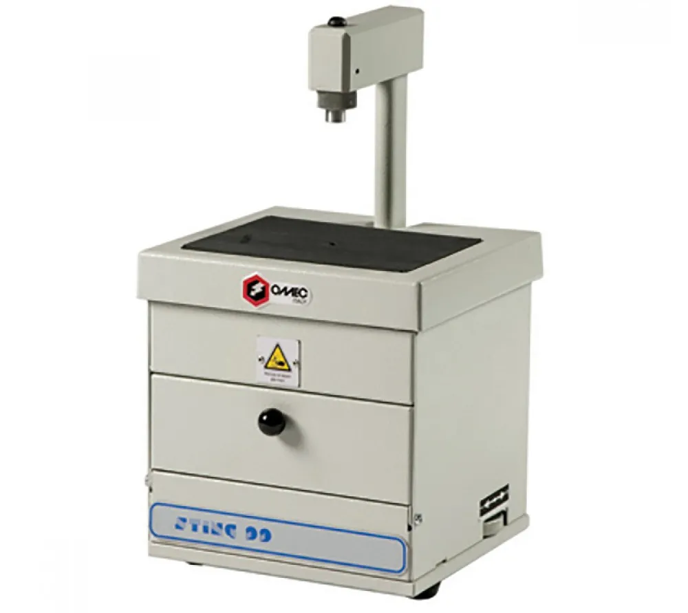 omec sting.99.00 сверлильный станок для штифтов с лазерным указателем