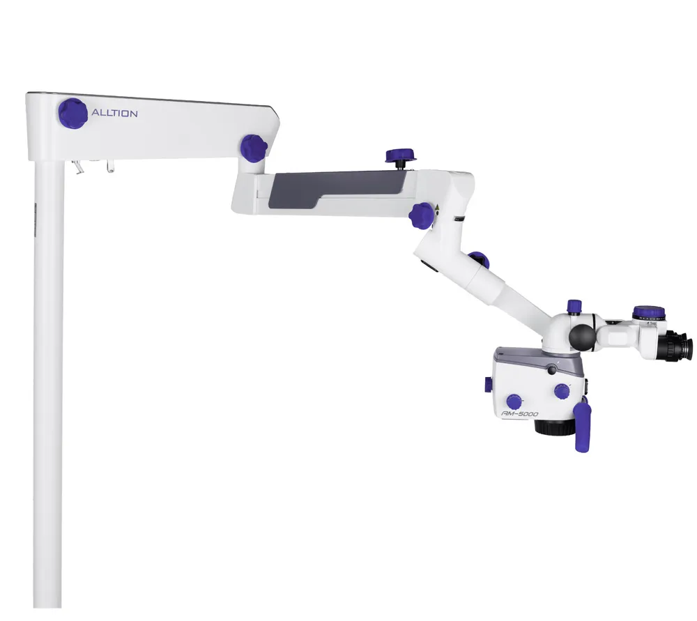 alltion am-5000vf стоматологический микроскоп с вариоскопом и флуоресцентным режимом  6