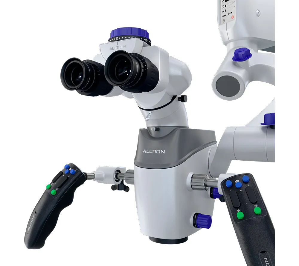 alltion angel 100 pro стоматологический микроскоп для хирургии (напольный, белый)  3