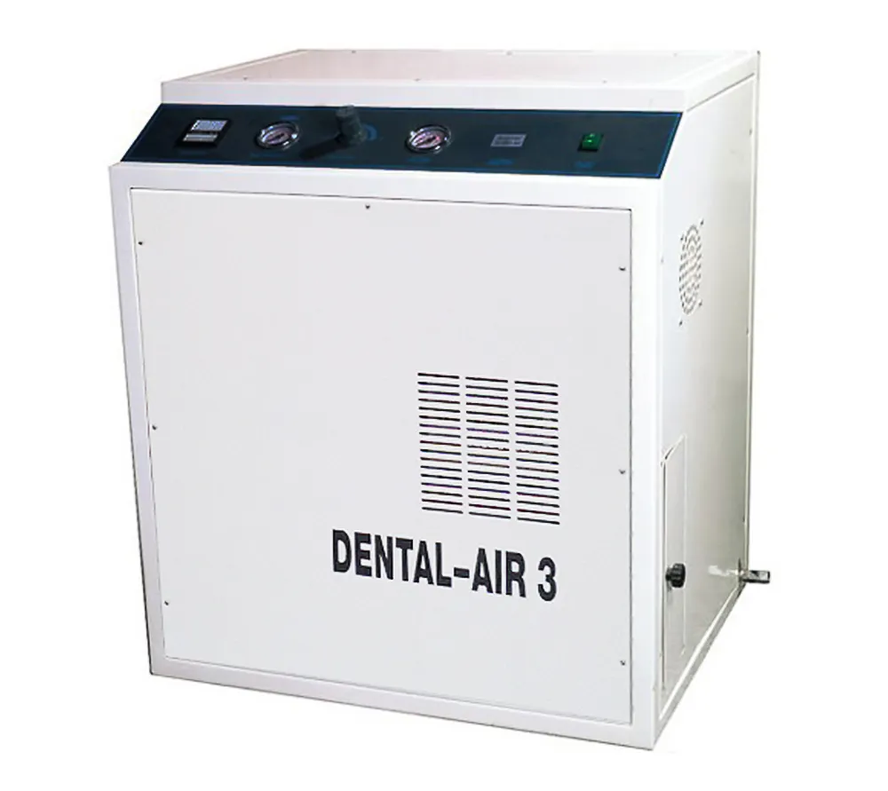 werther international dental air 3/24/39 безмасляный воздушный компрессор на 3 установки, с кожухом, 200 л/мин