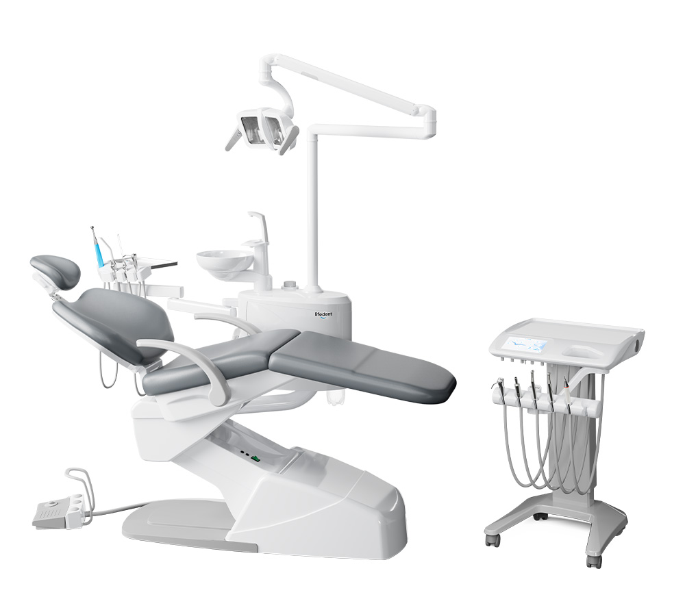 Lifedent E9-t стоматологическая  установка c подкатным модулем