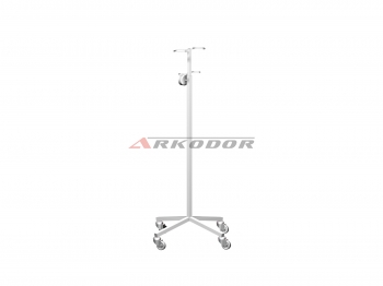 arkodor штатив для внутривенных вливаний металлический ar-a92 с регулированием высоты, на колесах