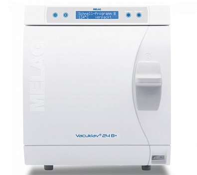 melag vacuklav 24b+ автоклав pro-class с подключением к водопроводу, объем: 22 л