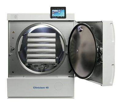 melag cliniclave 45 - автоматический автоклав класса b с сенсорным экраном, 105 л  3